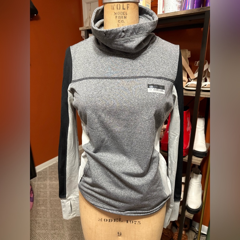 Victoria's Secret Gray and Black athletic Top